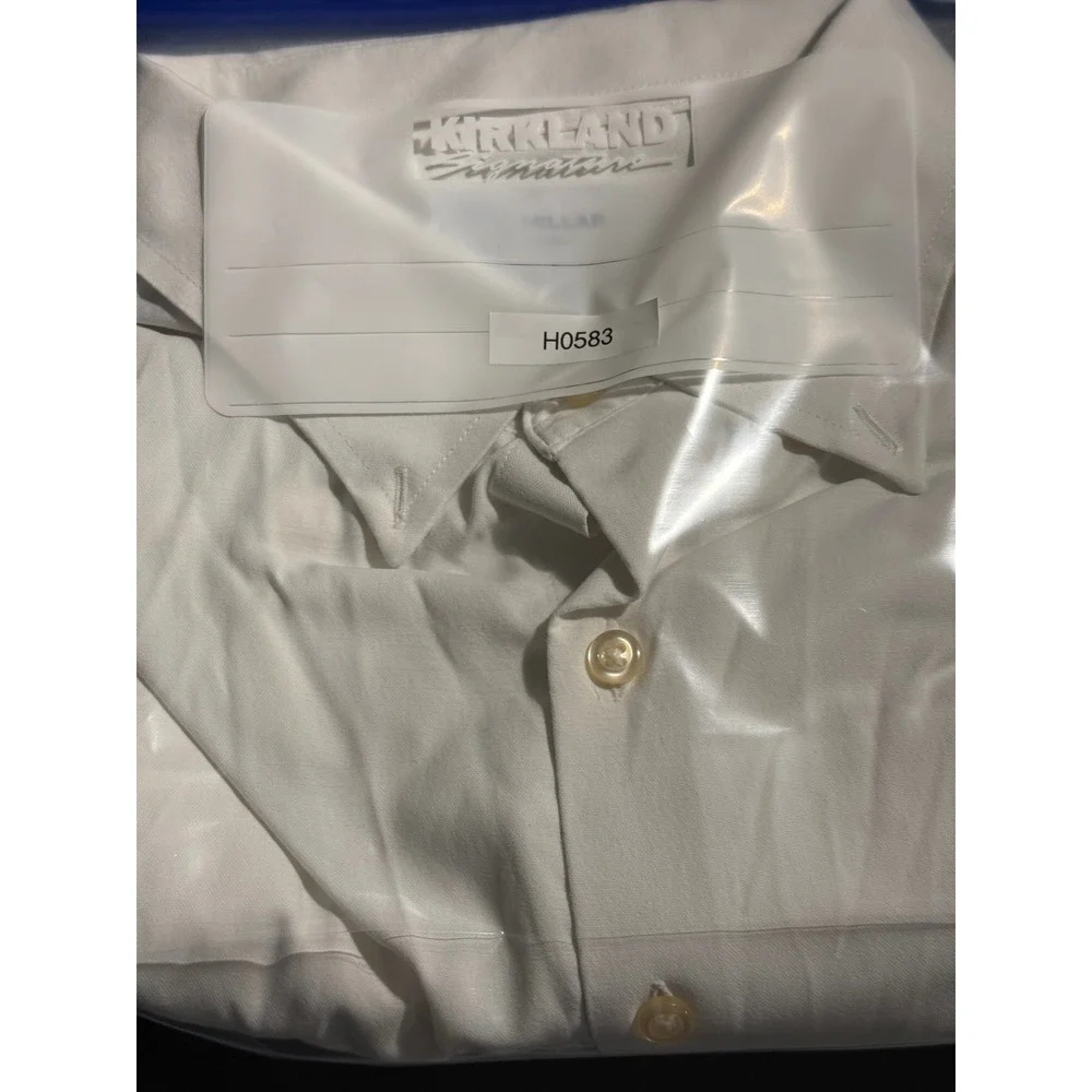Peter Millar Collins Performance Oxford Sport Shirt White ME0W40LTBP Mens XL